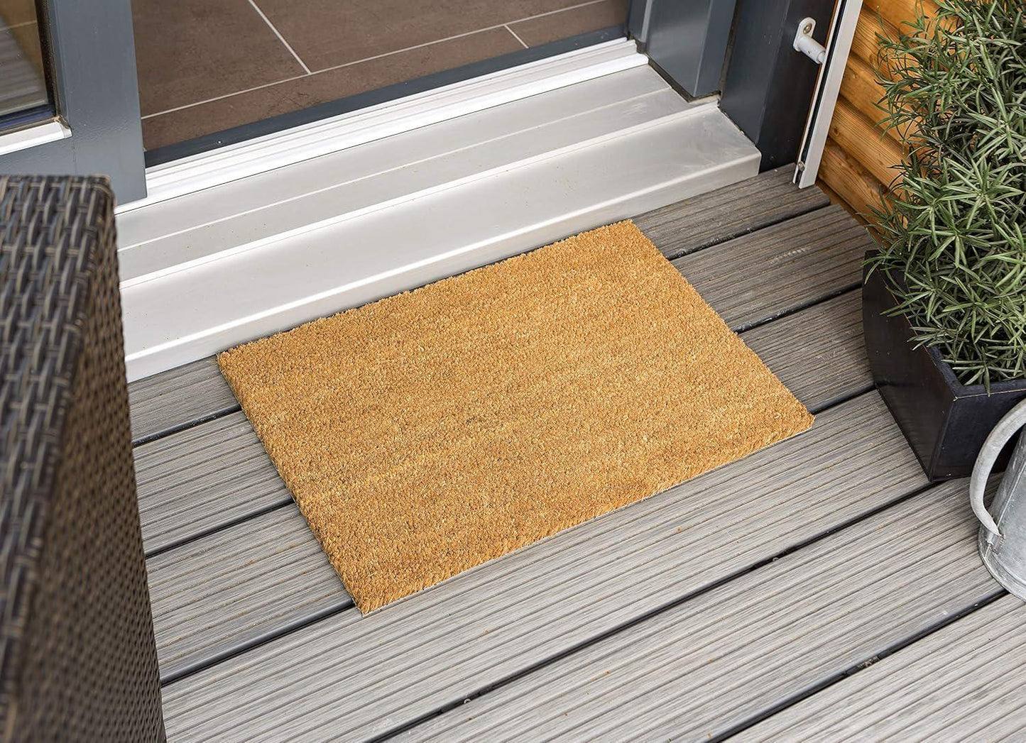 Home is where the paw prints are zerbino Personalizzato in Fibra di Cocco – Incisione Laser – Welcome Mat Ingresso Casa