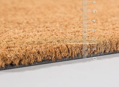 Non c'è nessuno Personalizzato in Fibra di Cocco – Incisione Laser – Welcome Mat Ingresso Casa