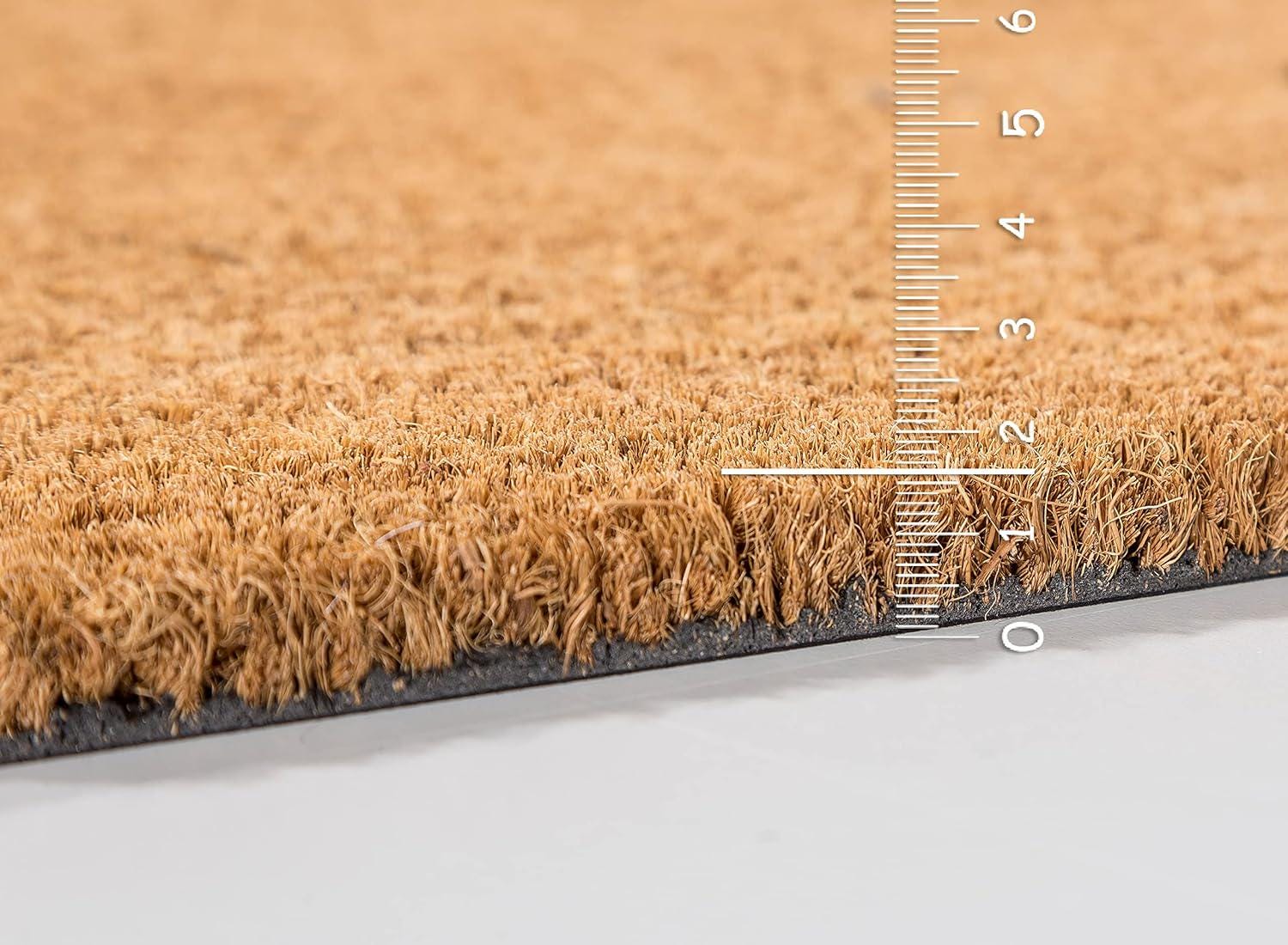 Dove c’è amore, c’è casa Zerbino Personalizzato in Fibra di Cocco – Incisione Laser – Welcome Mat Ingresso Casa – Idea Regalo Nuova Casa