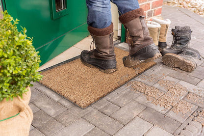 Come back with a warrant Zerbino Personalizzato in Fibra di Cocco – Incisione Laser – Welcome Mat Ingresso Casa