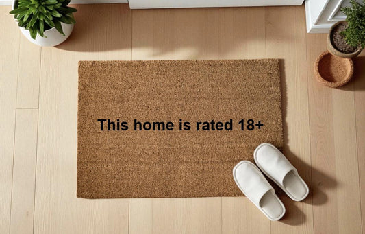 May the floor be with you Zerbino Personalizzato in Fibra di Cocco – Ingresso Casa – Regalo Nuova Casa