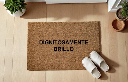 dignitosamente brillo Zerbino Personalizzato in Fibra di Cocco – Ingresso Casa – Regalo Nuova Casa