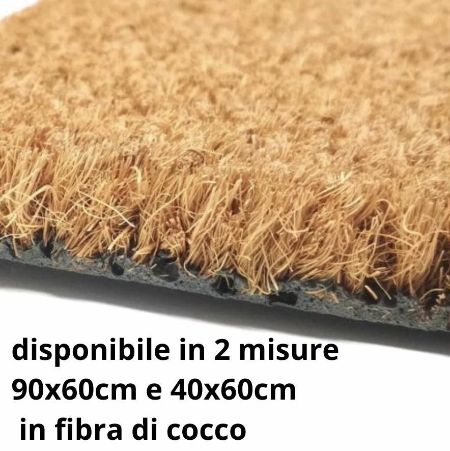 Come back with a warrant Zerbino Personalizzato in Fibra di Cocco – Incisione Laser – Welcome Mat Ingresso Casa