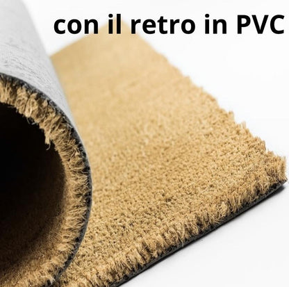 If you’re not bringing wine or money, turn around Zerbino Personalizzato in Fibra di Cocco – Incisione Laser – Welcome Mat Ingresso Casa