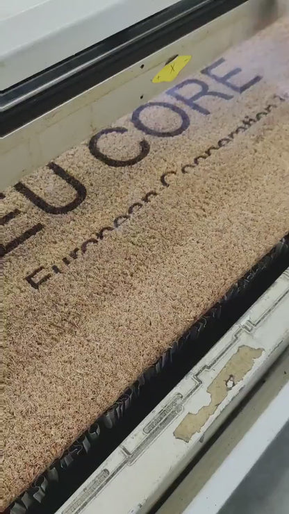 Come back with a warrant Zerbino Personalizzato in Fibra di Cocco – Incisione Laser – Welcome Mat Ingresso Casa