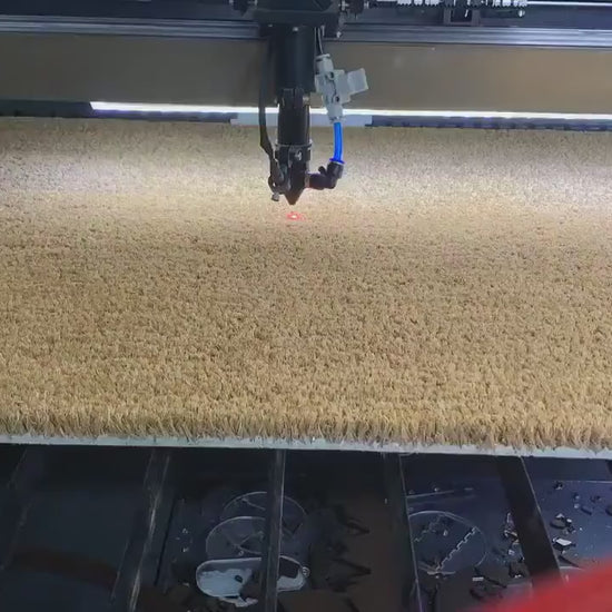 Dove c’è amore, c’è casa Zerbino Personalizzato in Fibra di Cocco – Incisione Laser – Welcome Mat Ingresso Casa – Idea Regalo Nuova Casa