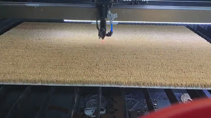 Dove c’è amore, c’è casa Zerbino Personalizzato in Fibra di Cocco – Incisione Laser – Welcome Mat Ingresso Casa – Idea Regalo Nuova Casa
